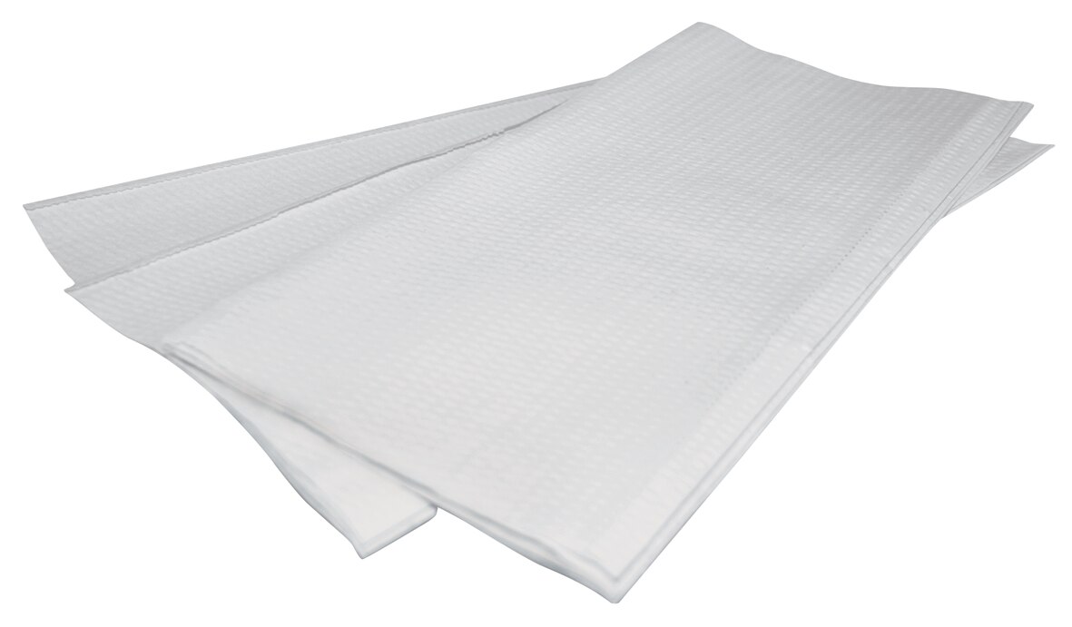 DEHP Z-Fold Towel 1-Ply Recycled White 23 x 25cm 5000pcs (20 x 250pk)