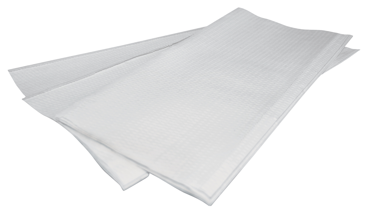 DEHP Z-Fold Towel 1-Ply Recycled White 23 x 25cm 5000pcs (20 x 250pk)