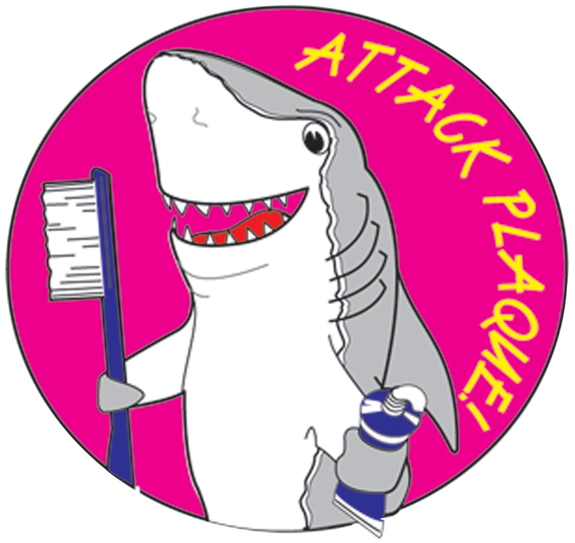 Stickers Attack Plaque 100pk