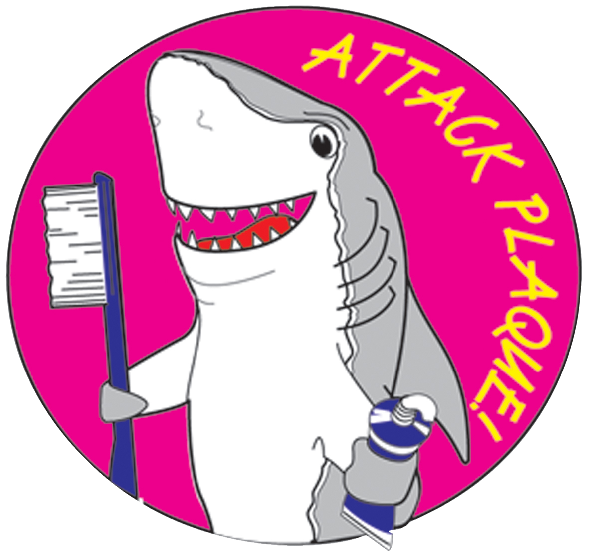 Stickers Attack Plaque 100pk