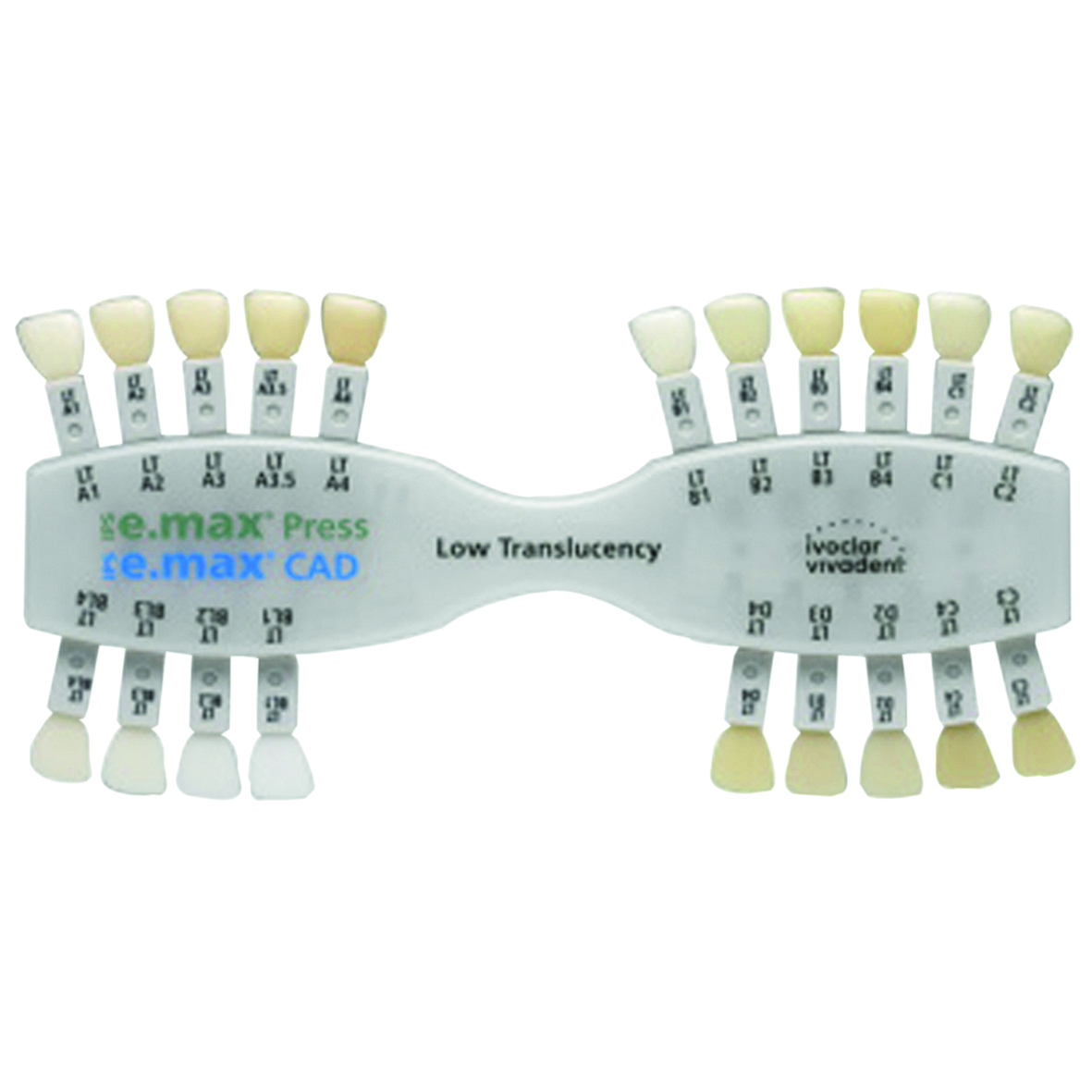 IPS E.Max Press/CAD LT Shade Guide