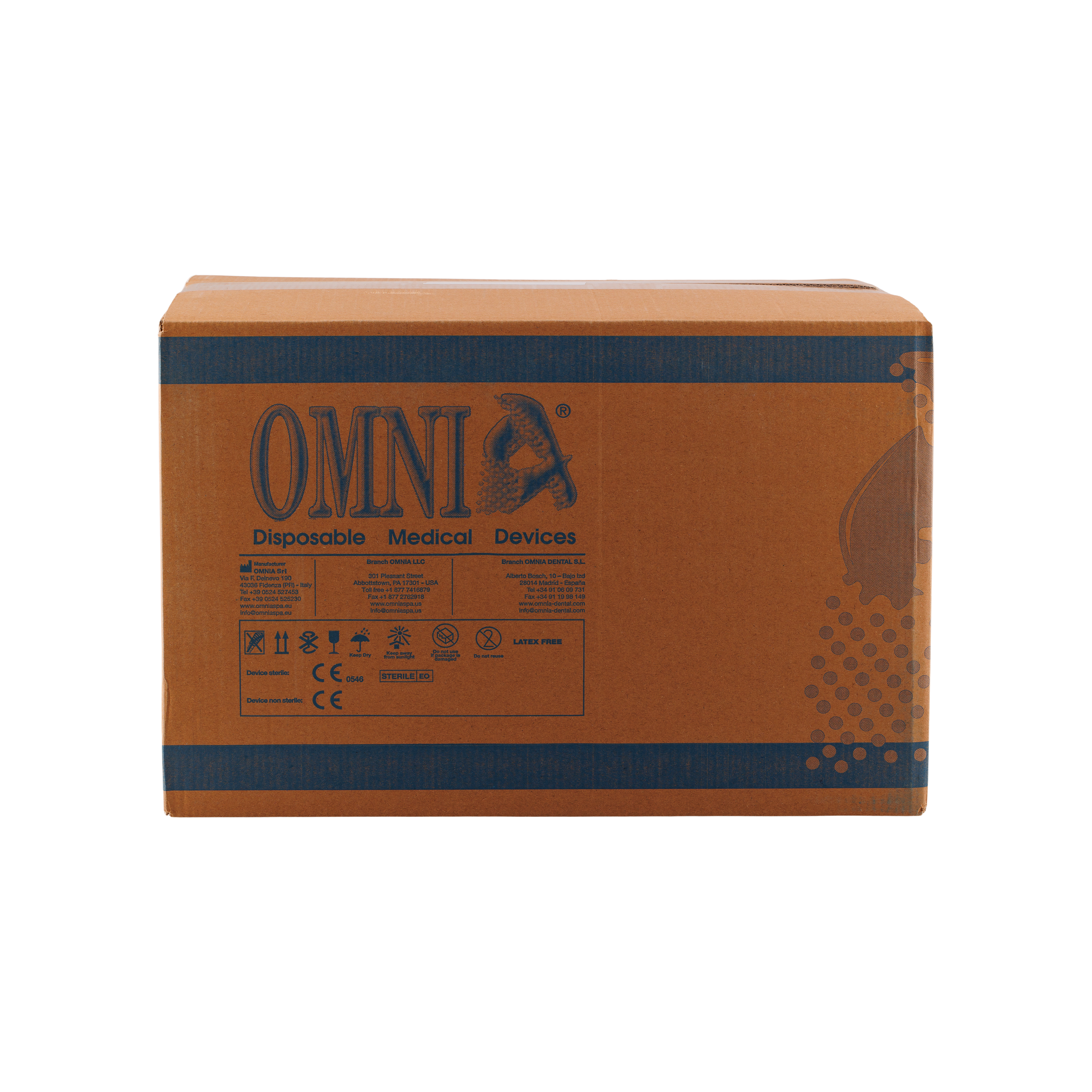 Omnia Sterile Surgical Gown Expo 118cm Small 12pk