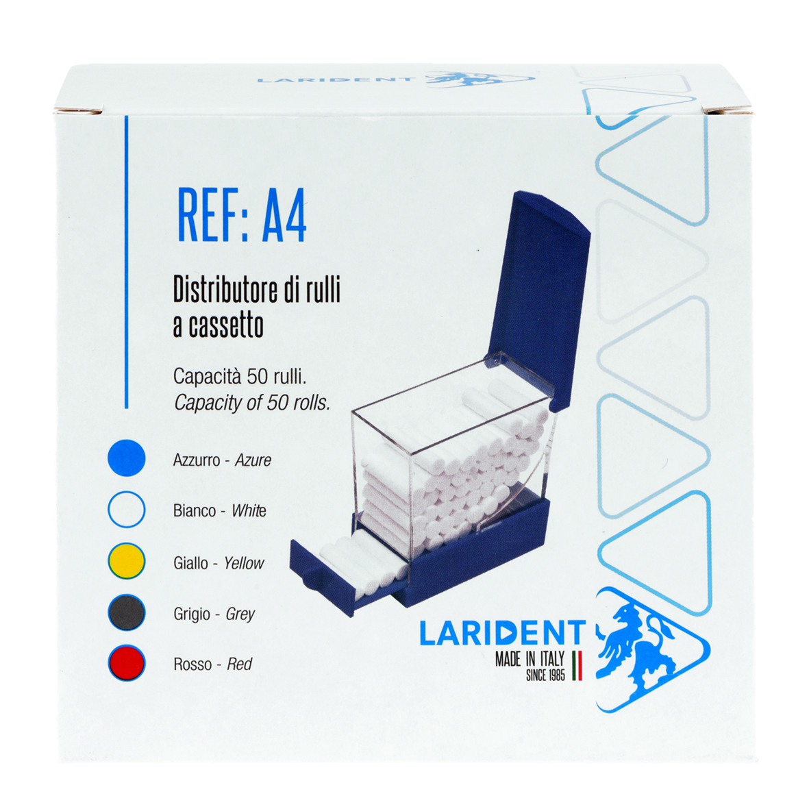 Cotton Roll Holder A4 Blue