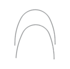Euroform Archwire NiTi Super Elastic Lower .016 x .022 10pk