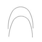 Euroform Archwire Stainless Steel Lower .016 x .022 10pk