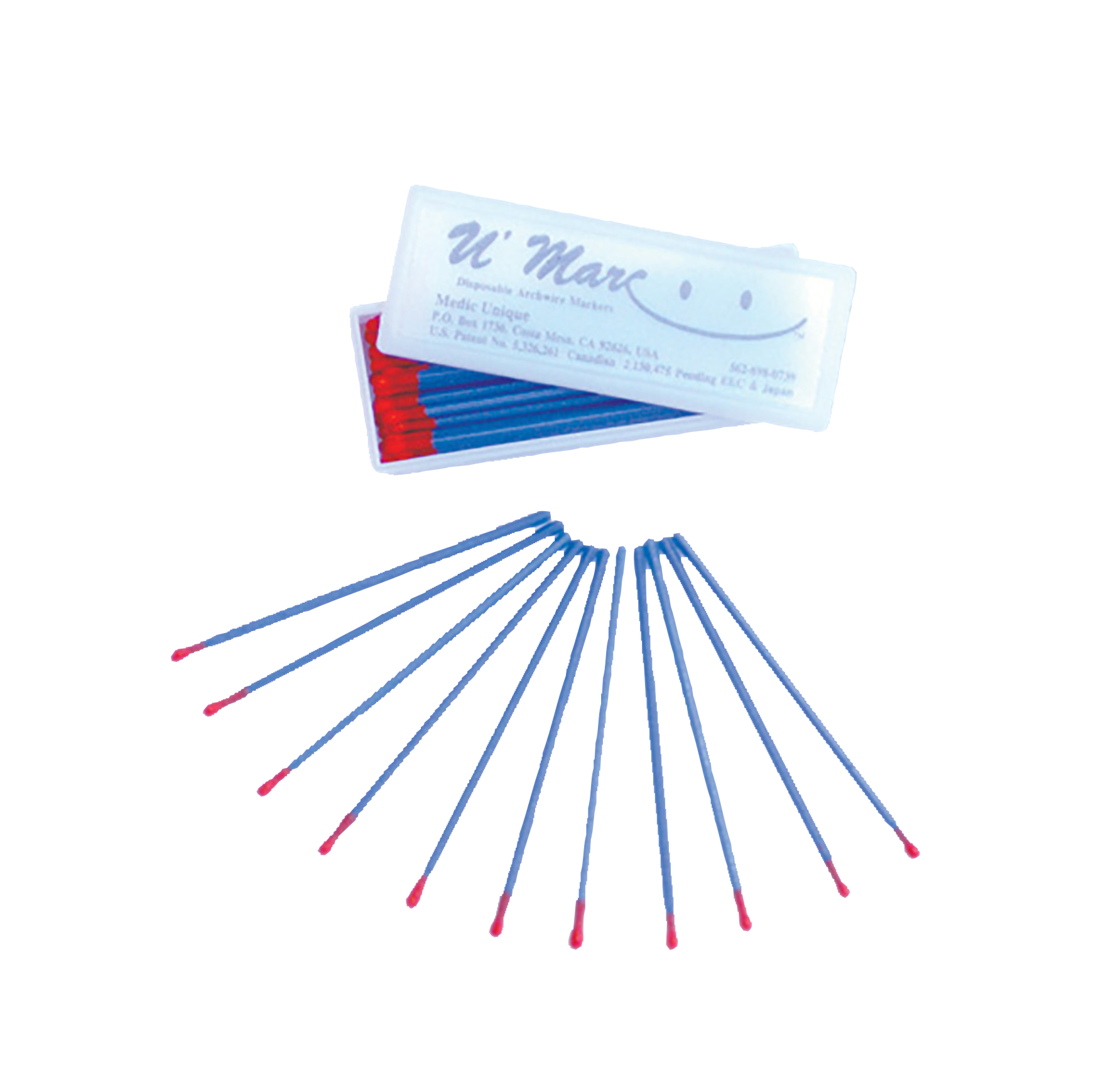 Unimarc Disposable Archwire Markers Orange Tip 100pk