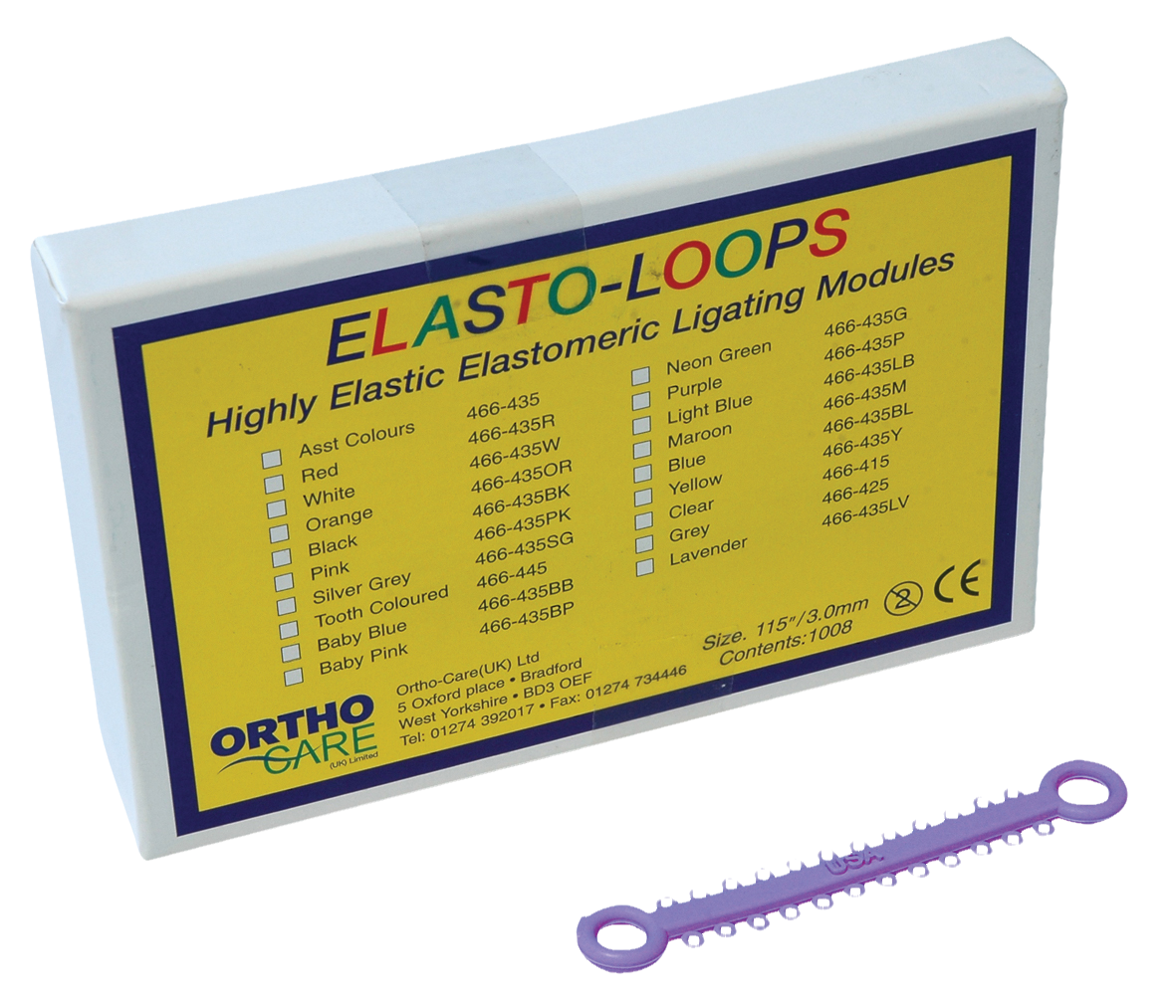 Elast-O-Loop II Ligating Modules Purple