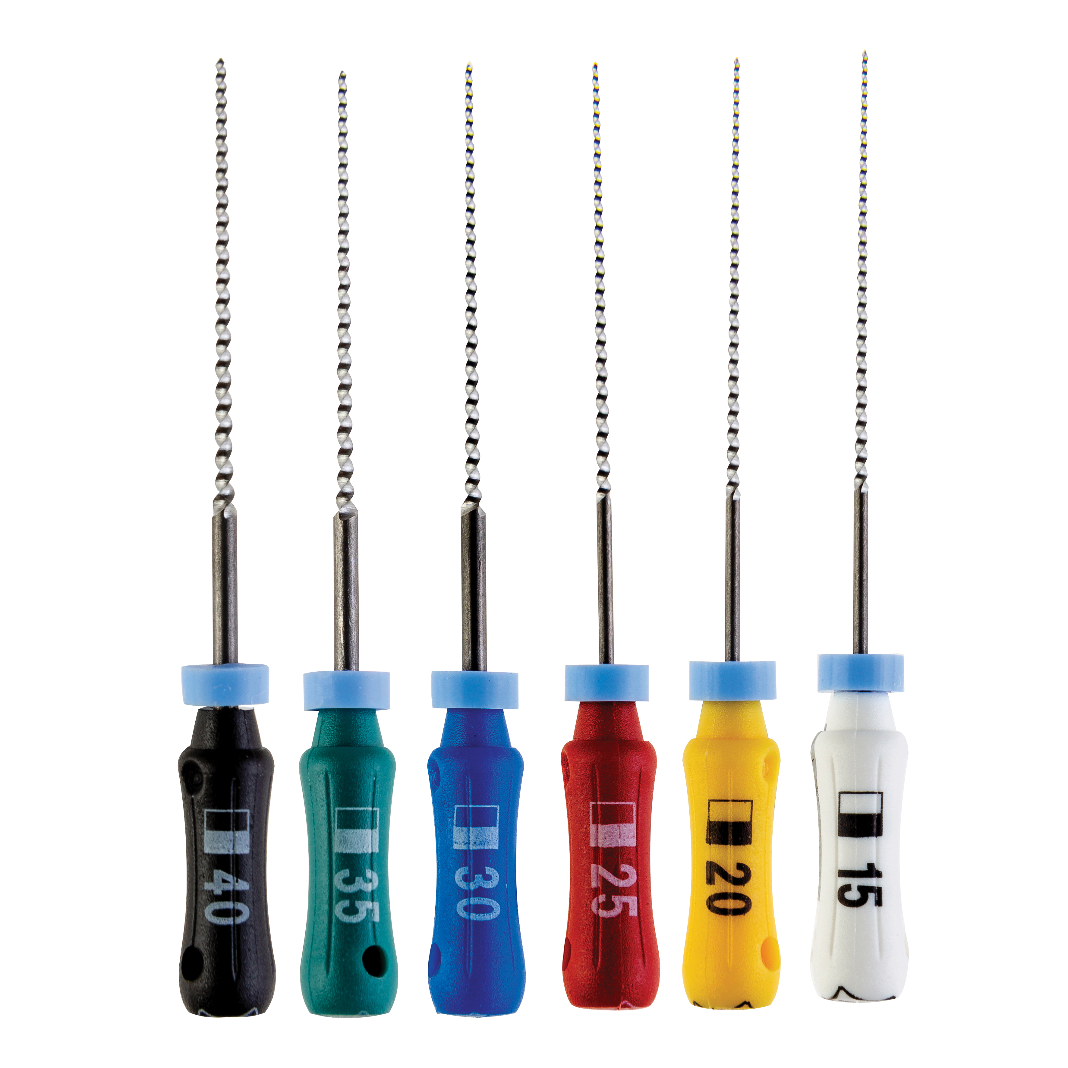 DEHP Nickel Titanium K File 25mm Assorted Size 15-40 6pk