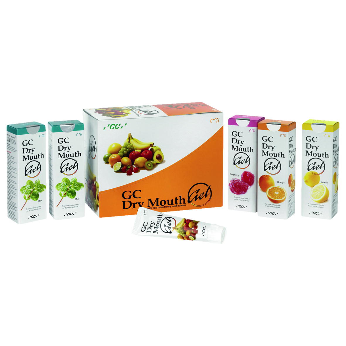 GC Dry Mouth Gel 10 Assorted