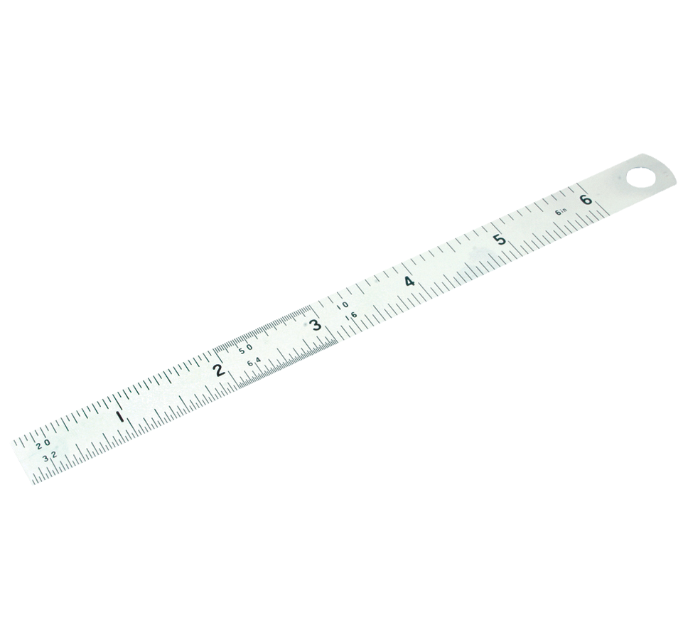 6Inch Metal Slim Ruler