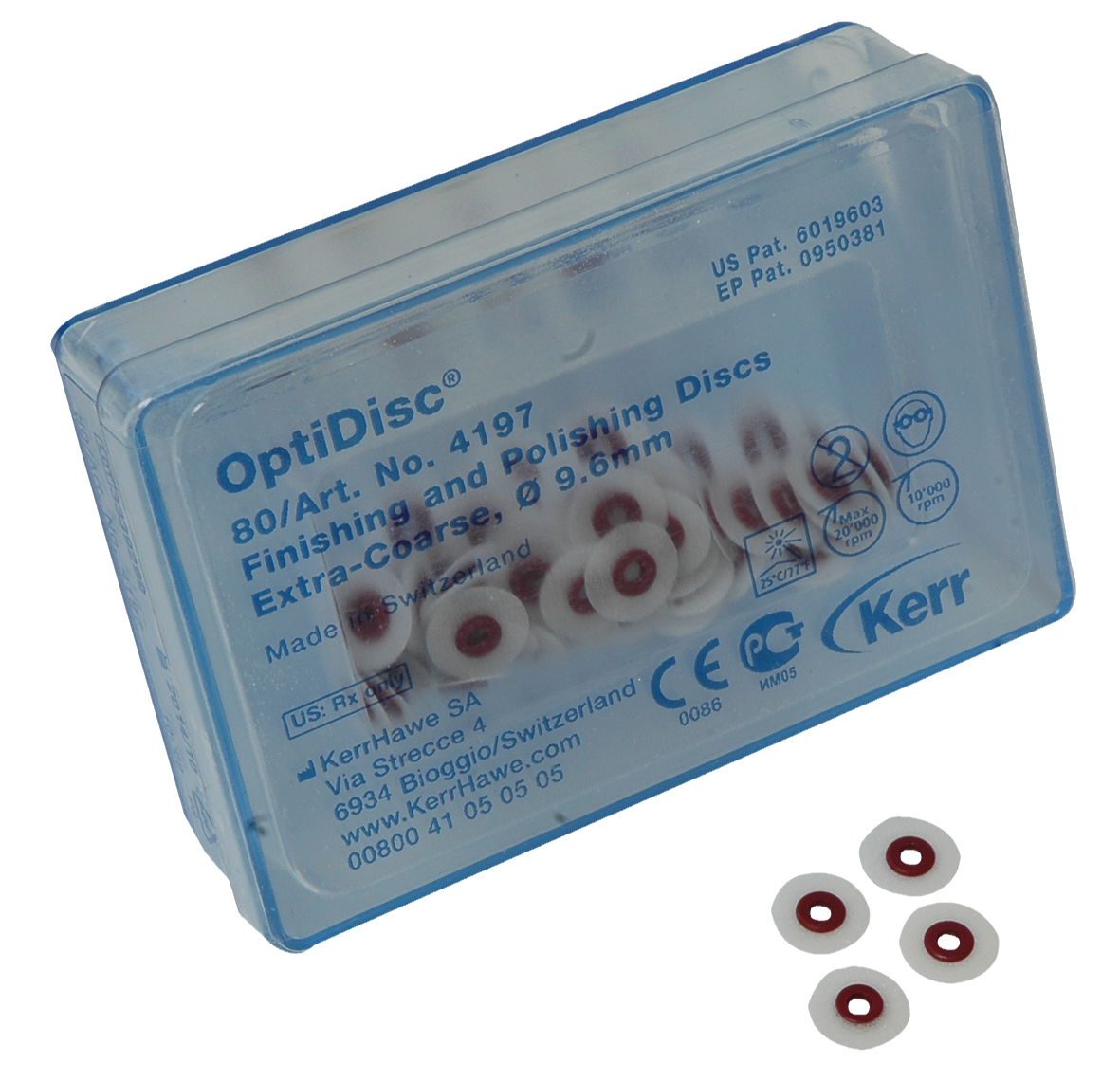 Optidisc 3/8"/9.6mm Dark Orange X-Coarse 80pk