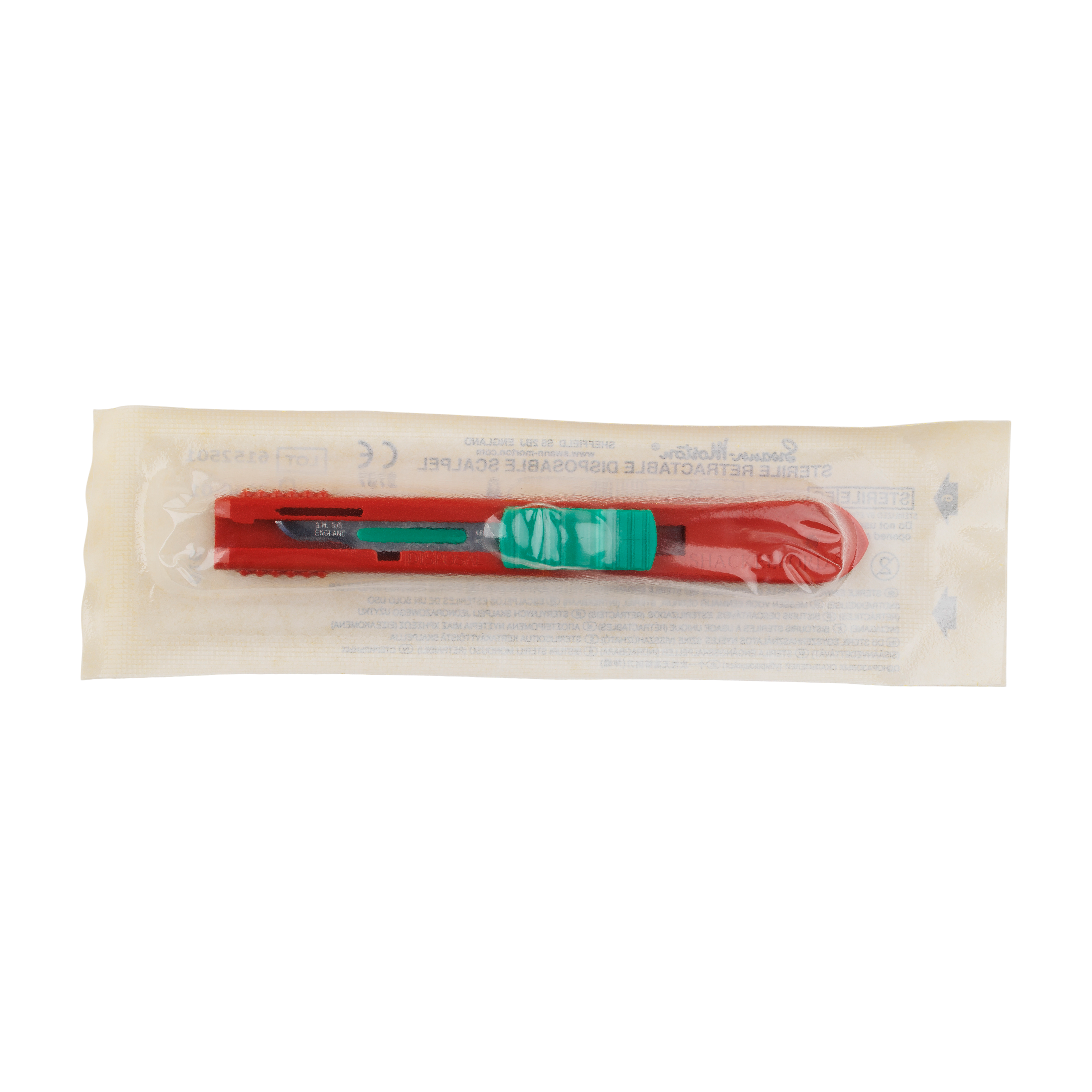 Retractable Disposable Scalpels No.15 Green 25pk