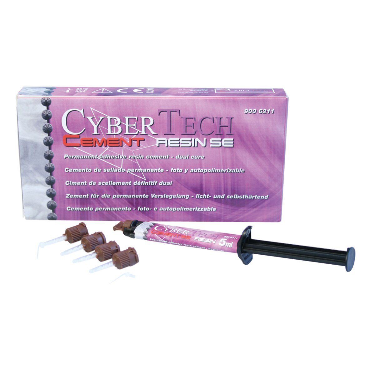 Cyber Resin Cement SE (self etch) Syringe 5ml + Tips