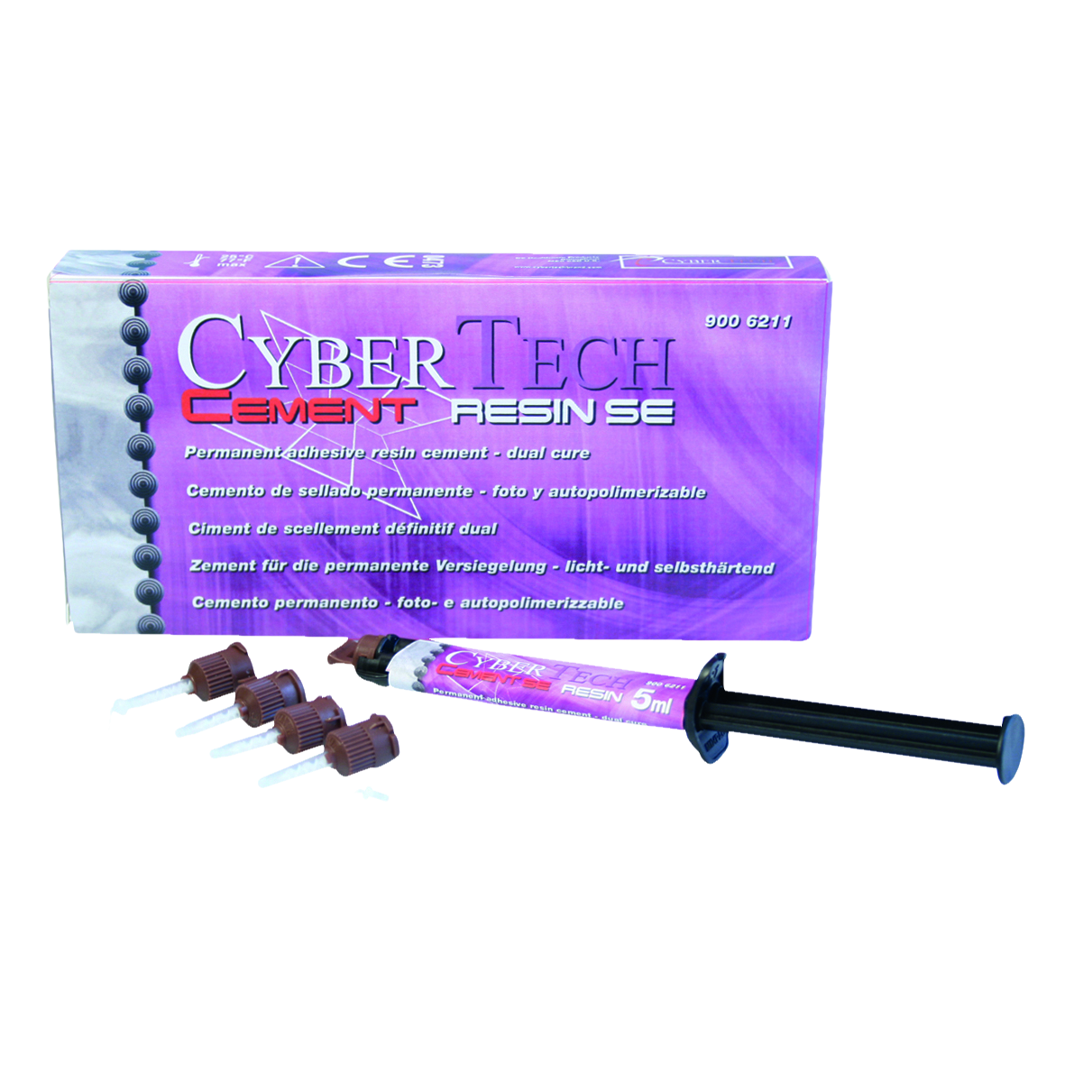 Cyber Resin Cement SE (self etch) Syringe 5ml + Tips