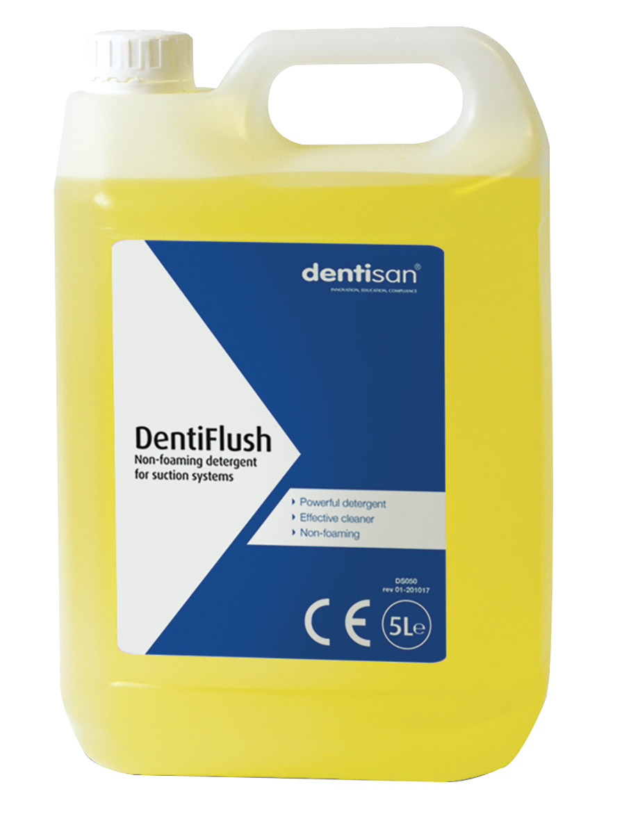 Dentisan Dentiflush Non Foaming Detergent Suction Sys 5L 211478 Kent Dentisan Dentiflush Non Foaming Detergent Suction Sys 5L 211478 Kent