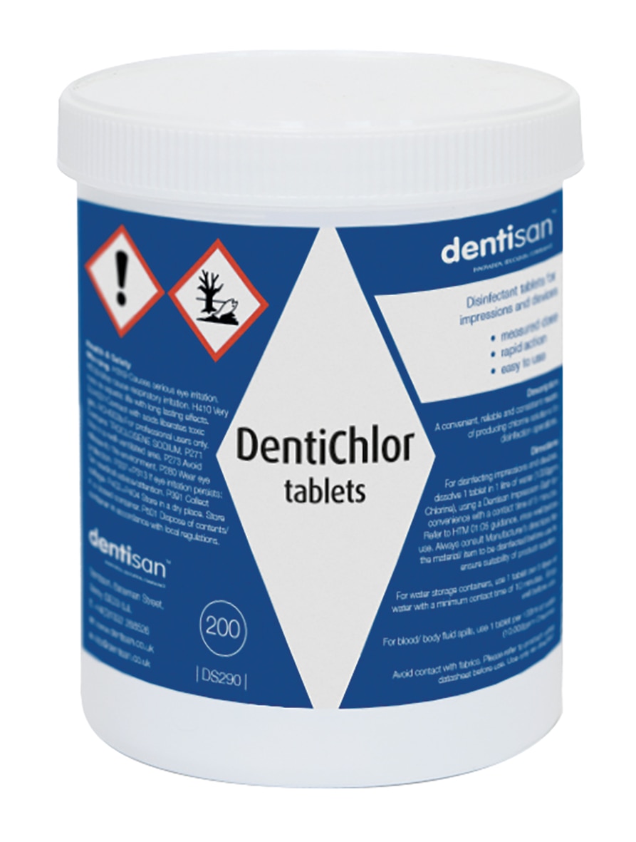 Dentichlor Impression Disinfectant Tablets 200pk