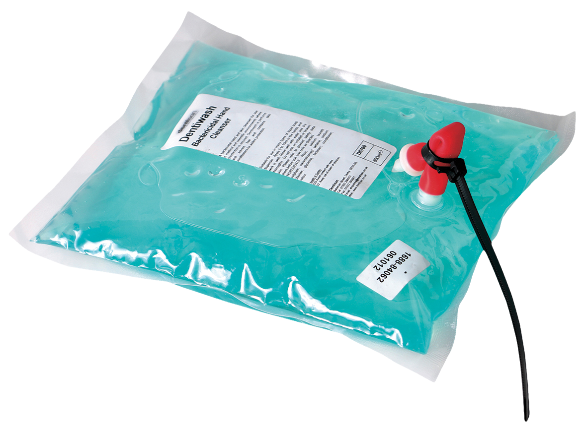 Dentiwash Pouch Hand Cleaner 800ml 6pk