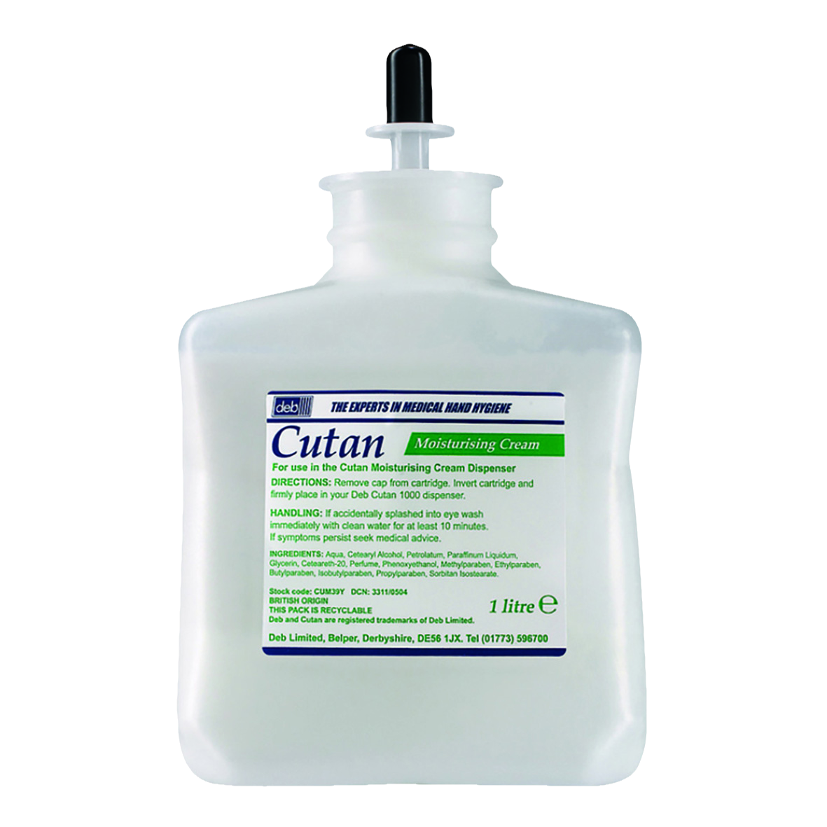Cutan Moisturising Cream Cartridge 1L