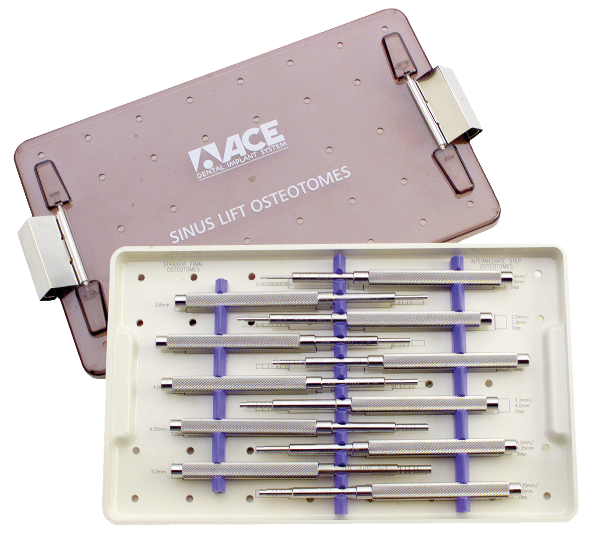 Sinus Lift Osteotomes Tray