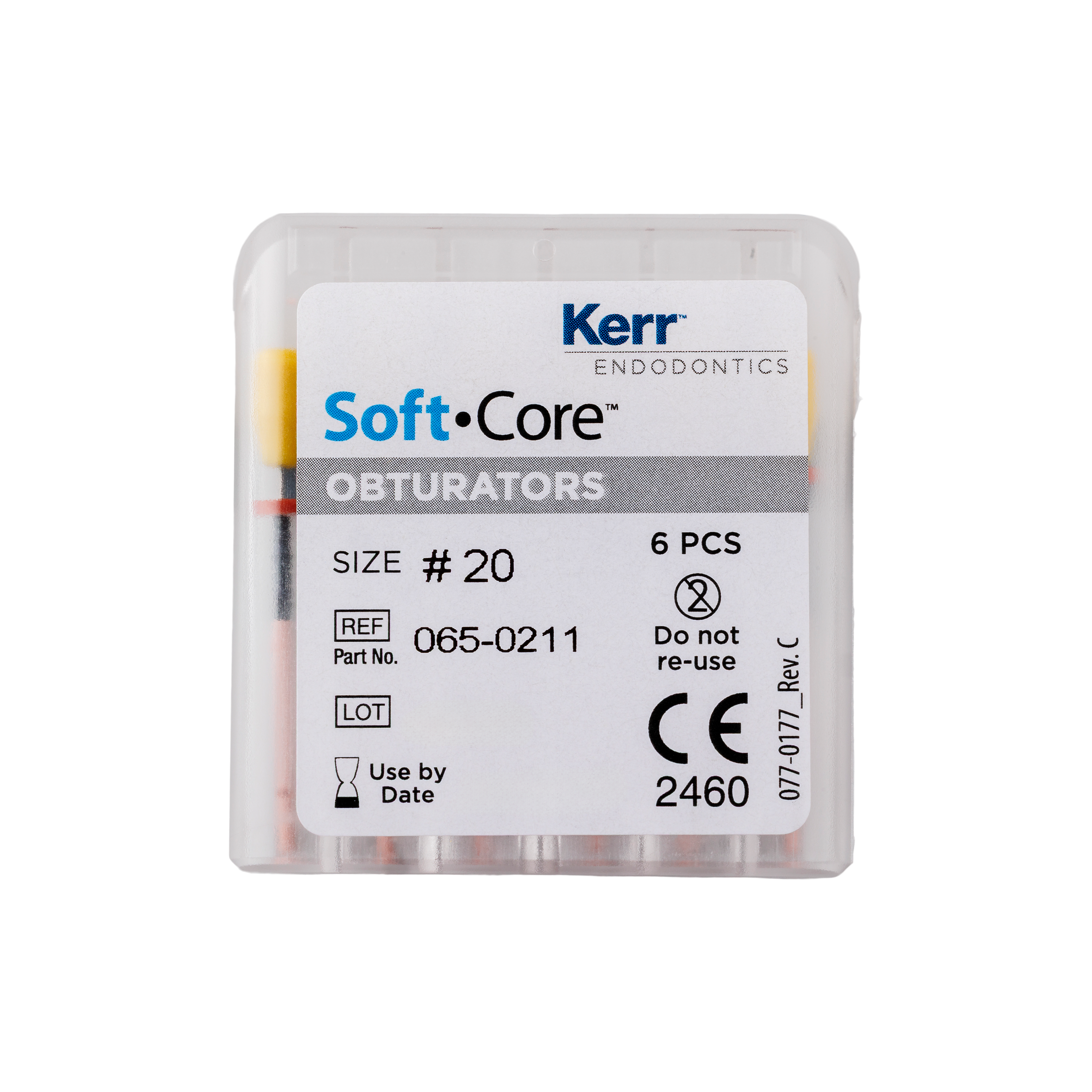 Soft-Core Classic Obturator Size 20 6pk