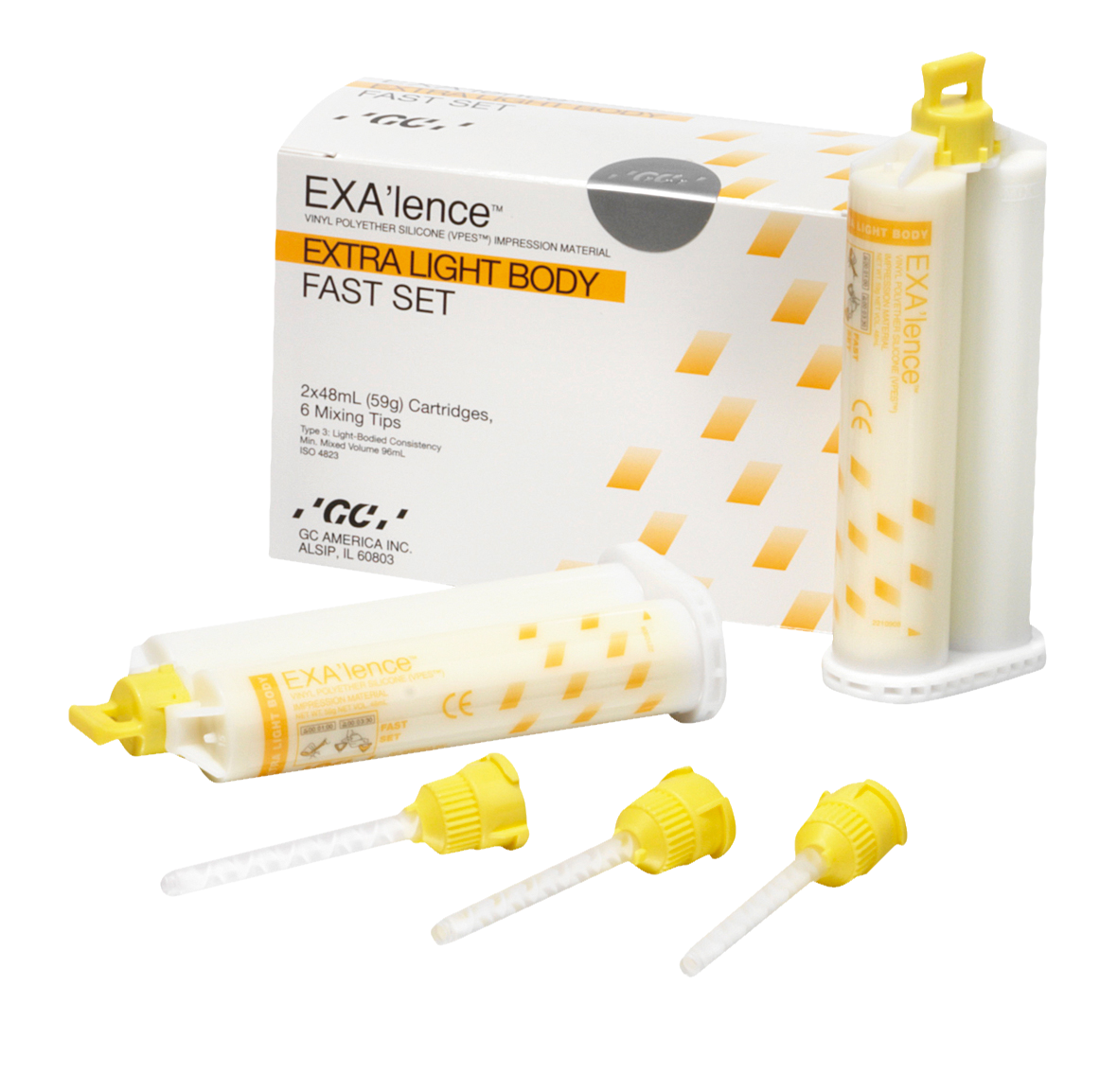 Express Light Body Fast Set GC Europe EXAlence Extra Light Body Fast Set 48ml 2pk 213681 - Kent Express
