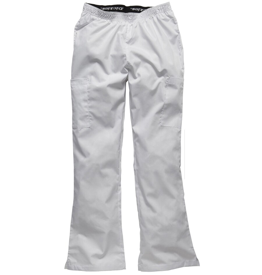 Dickies Ladies Boot Cut Trouser White XL