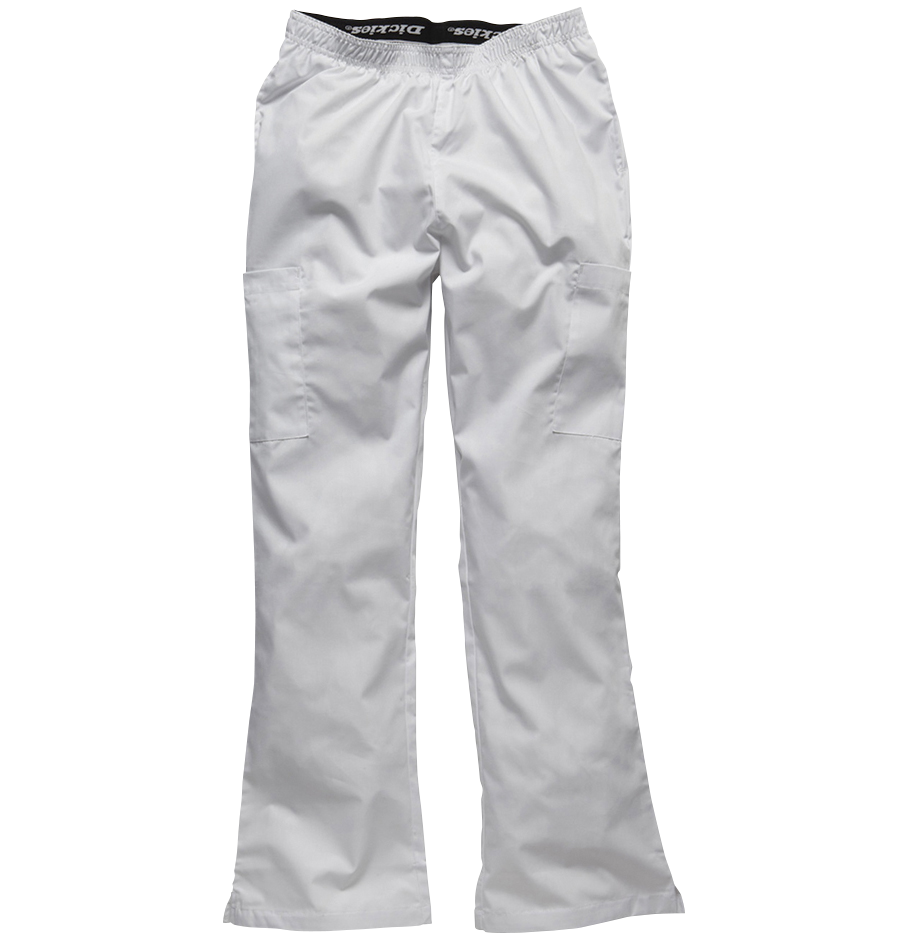 Dickies Ladies Boot Cut Trouser White XL