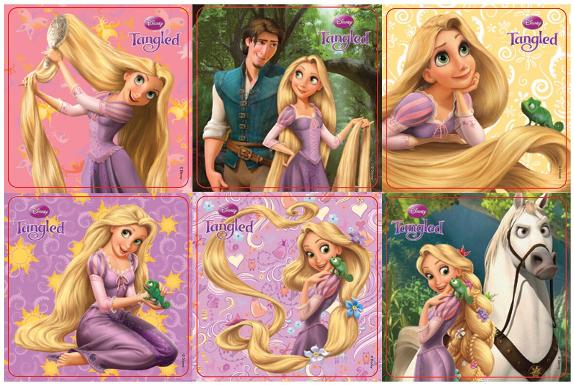 Stickers Disney Tangled 100pk