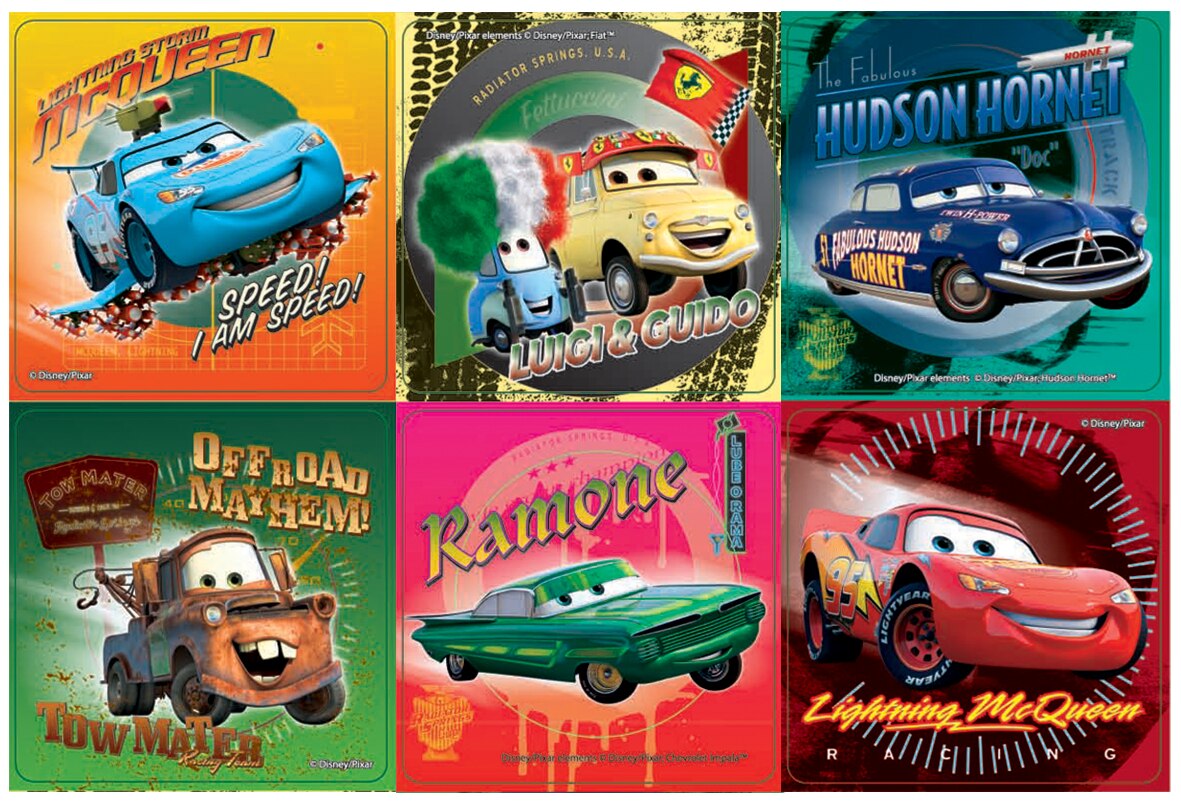 Stickers Cars Supercharged 100pk