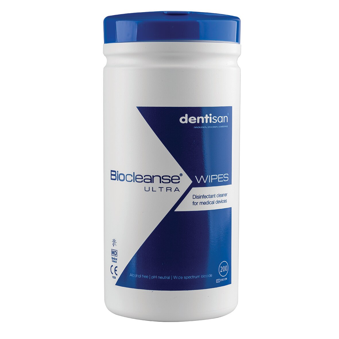 Biocleanse Ultra Disinfectant Wipes Tub 200pk