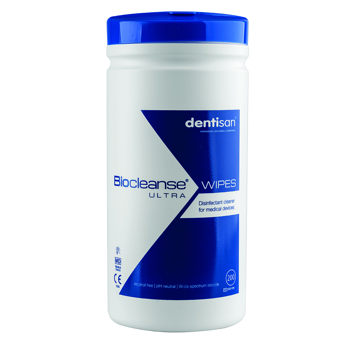 Biocleanse Ultra Disinfectant Wipes Tub 200pk