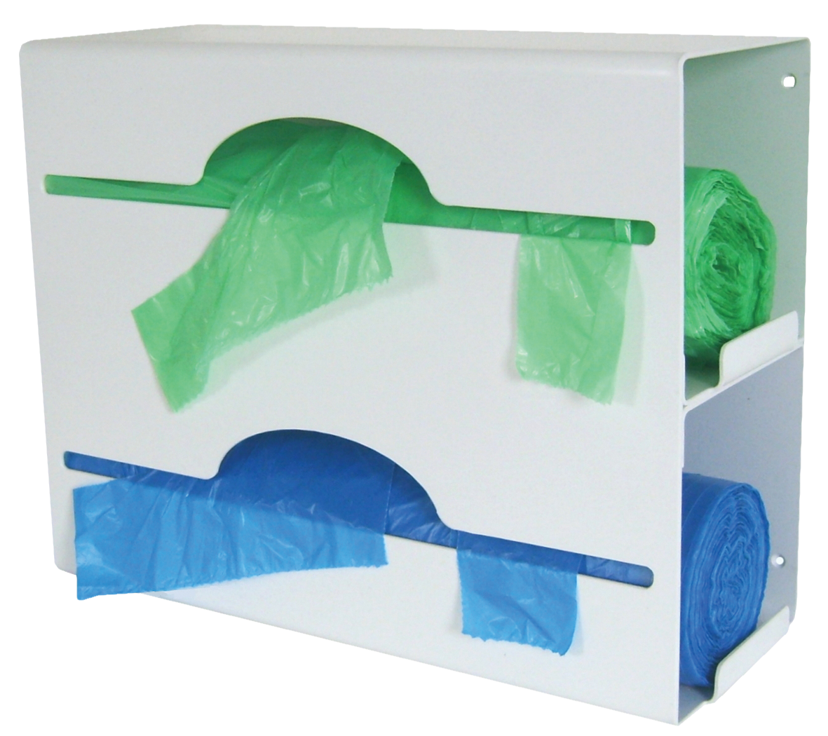 Apron Dispenser Double for 14Inch Roll White