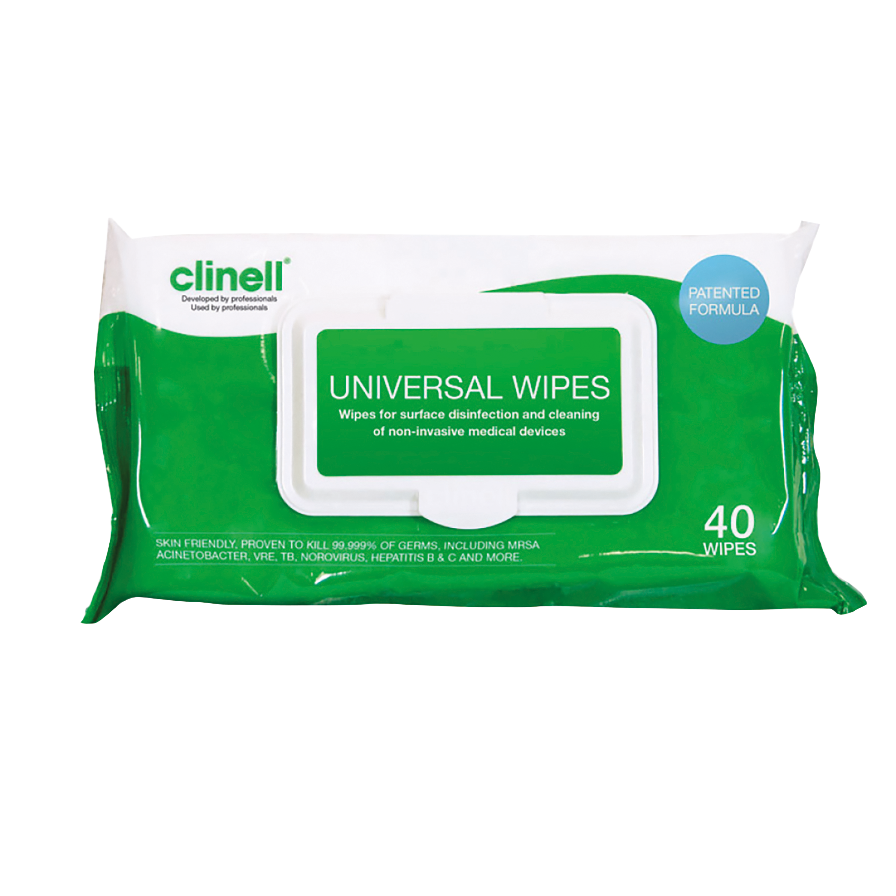 Clinell Universal Sanitising Wipes 40pk