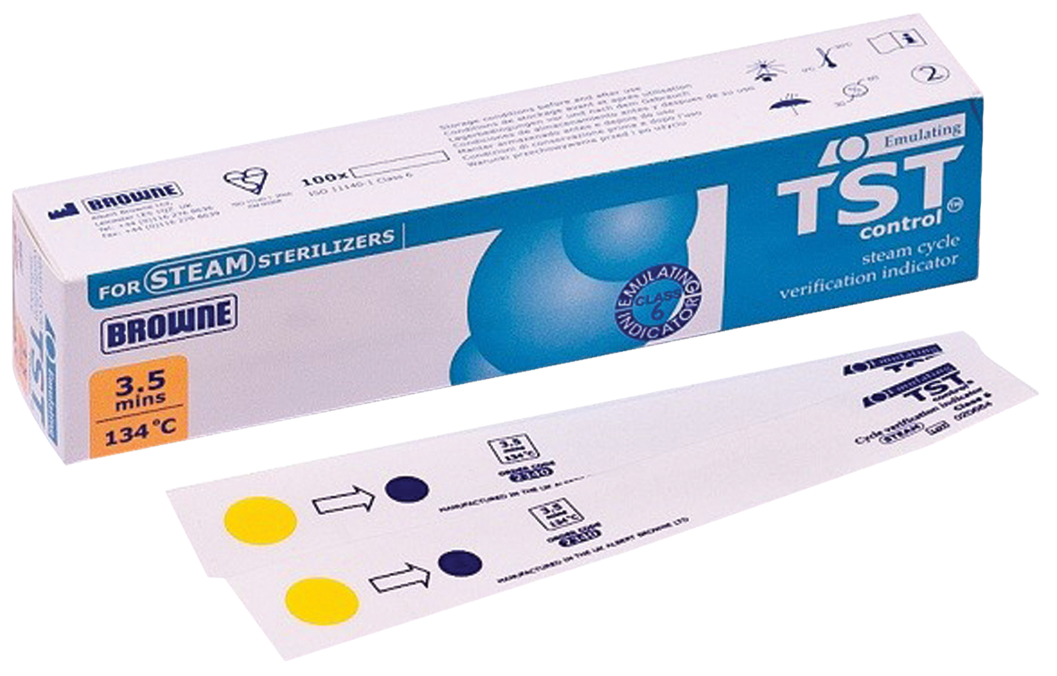 Class 6 Steam Emulating Strips Self Adhesive 100PK