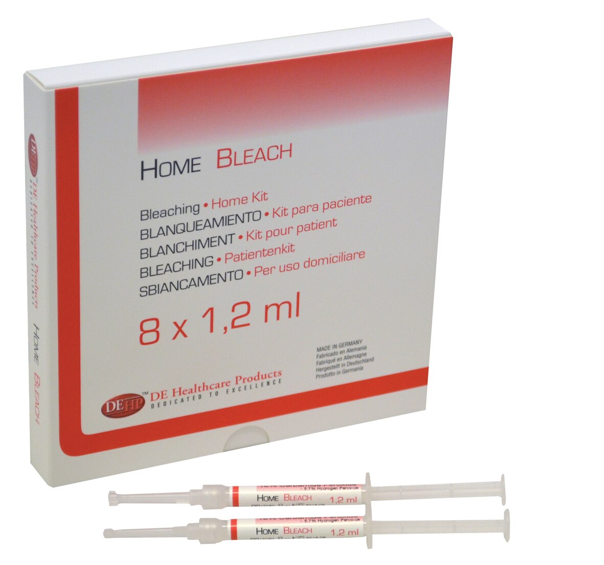 DEHP Bleaching Home Kit 16% 8 x 1.2ml Syringes