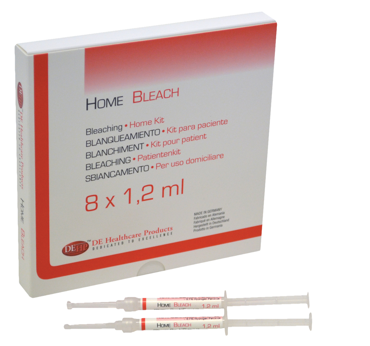 DEHP Bleaching Home Kit 16% 8 x 1.2ml Syringes