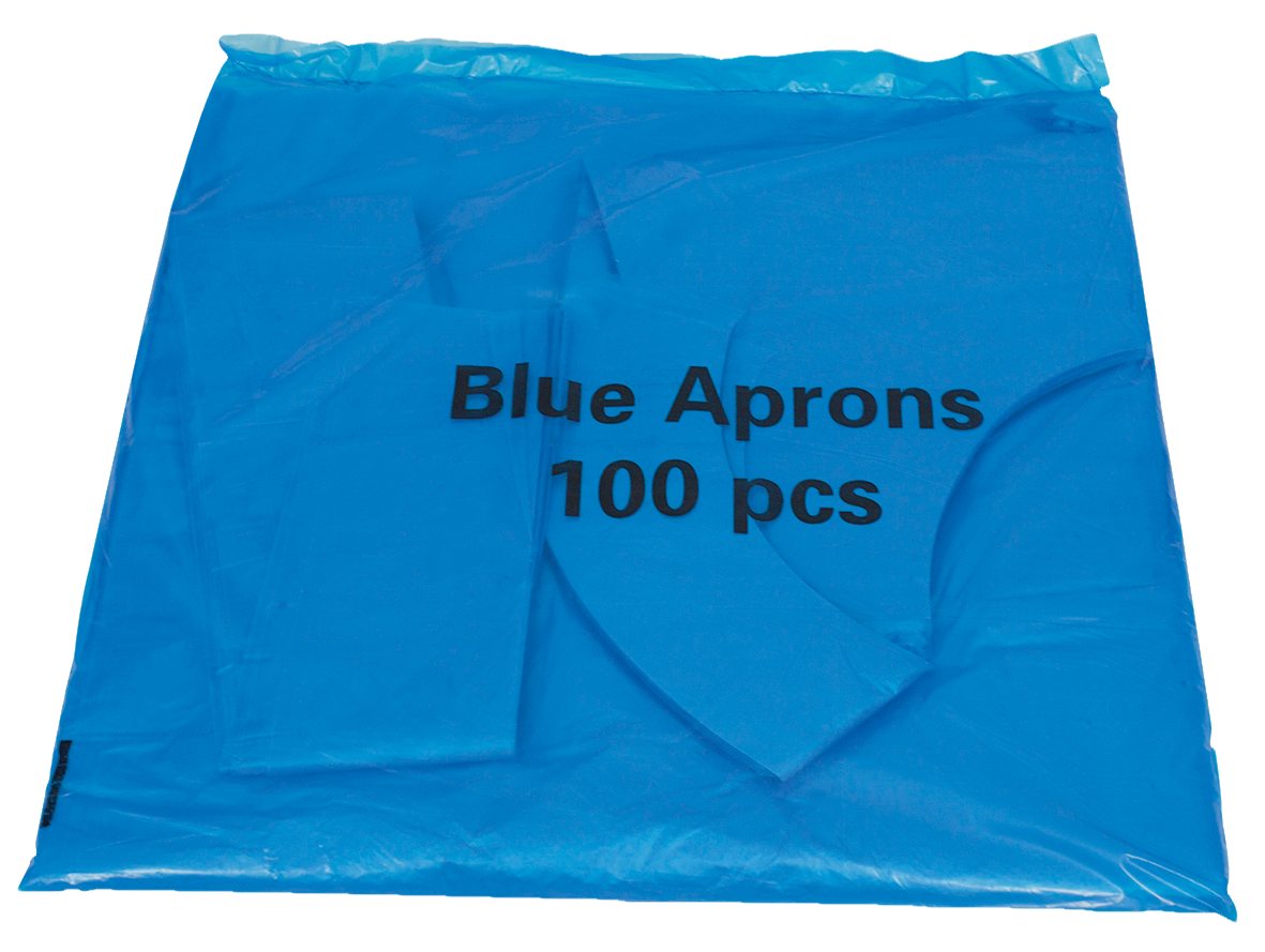 Apron Refill Flat Pack Blue 100pk