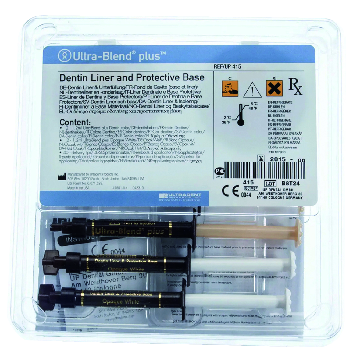 UltraBlend Plus Opaque White Syringe 1.2ml 4pk