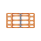 Compact Cassette Vibrant Orange