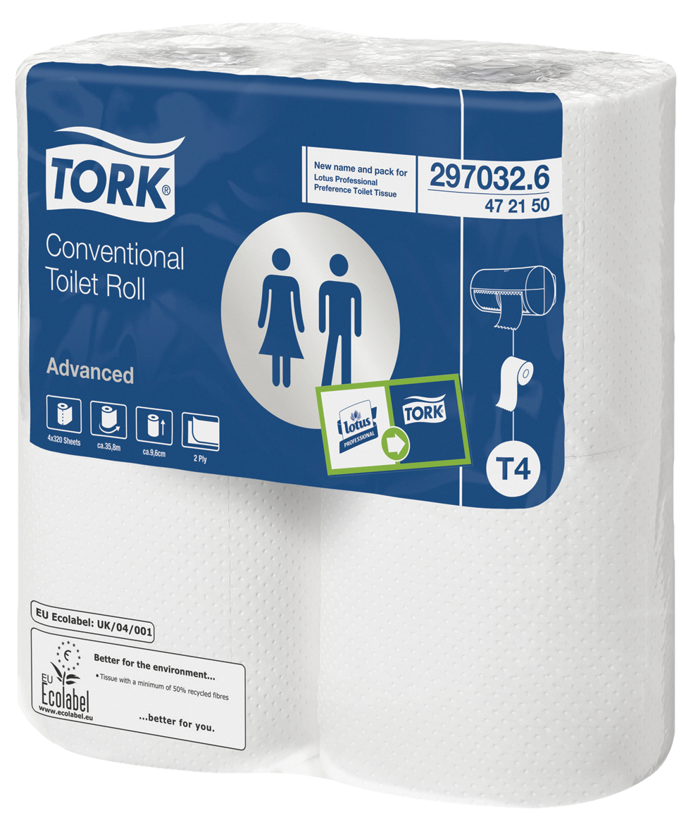 Tork Toilet Roll 2ply 320 Sheets 36pk
