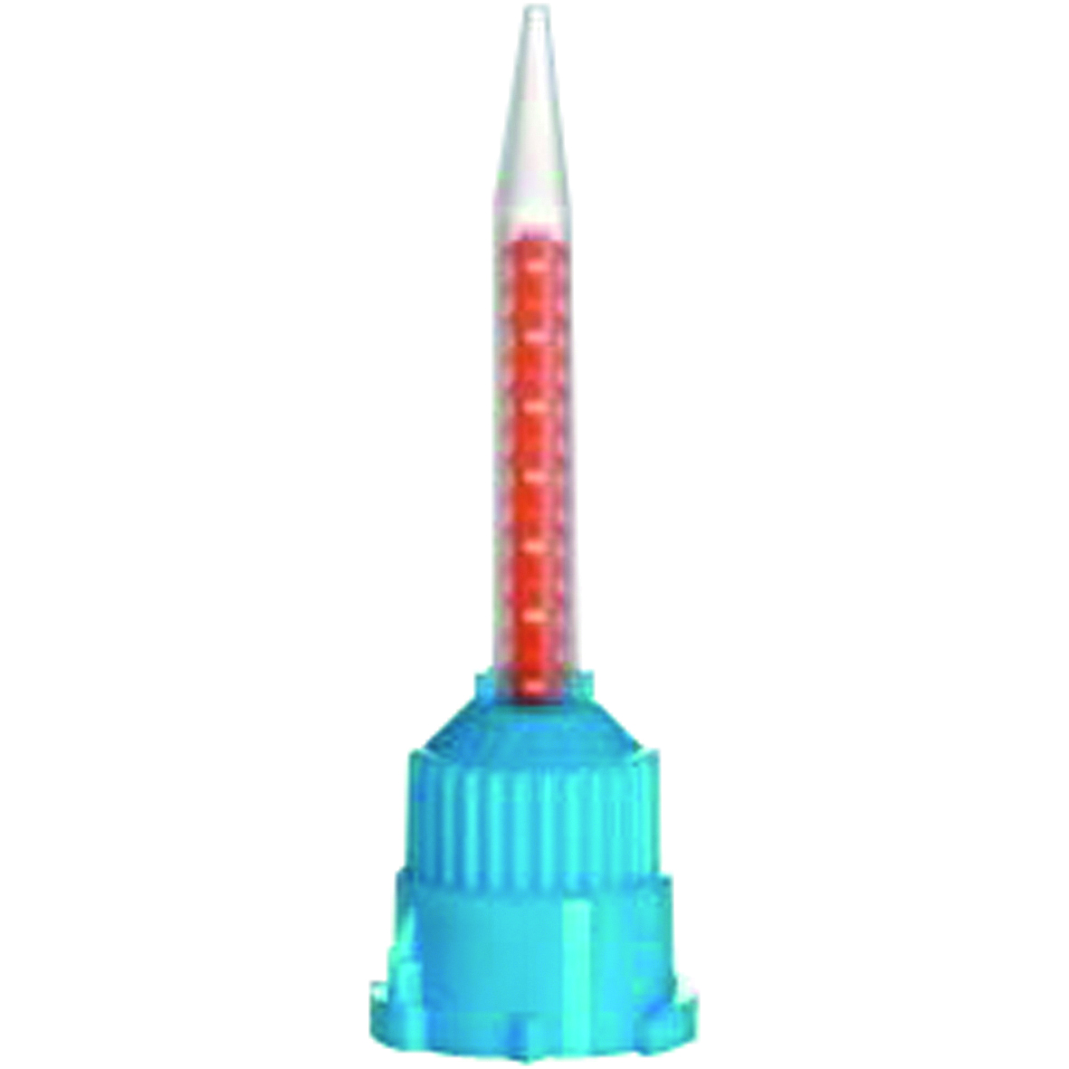 DEHP T-Mixer Tips Light Blue 4:1 S50 50pk - Orange Spiral