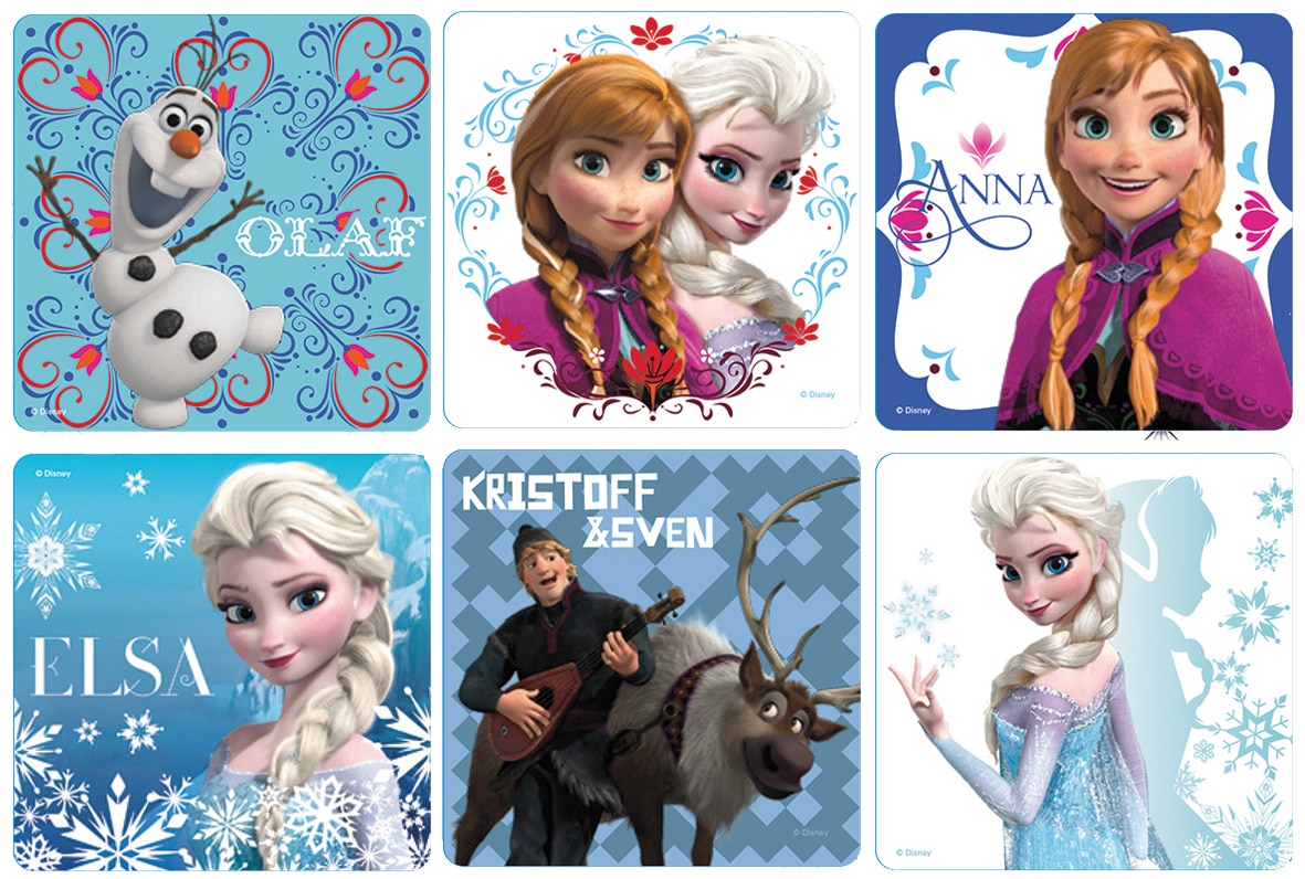 Stickers Frozen 100pk