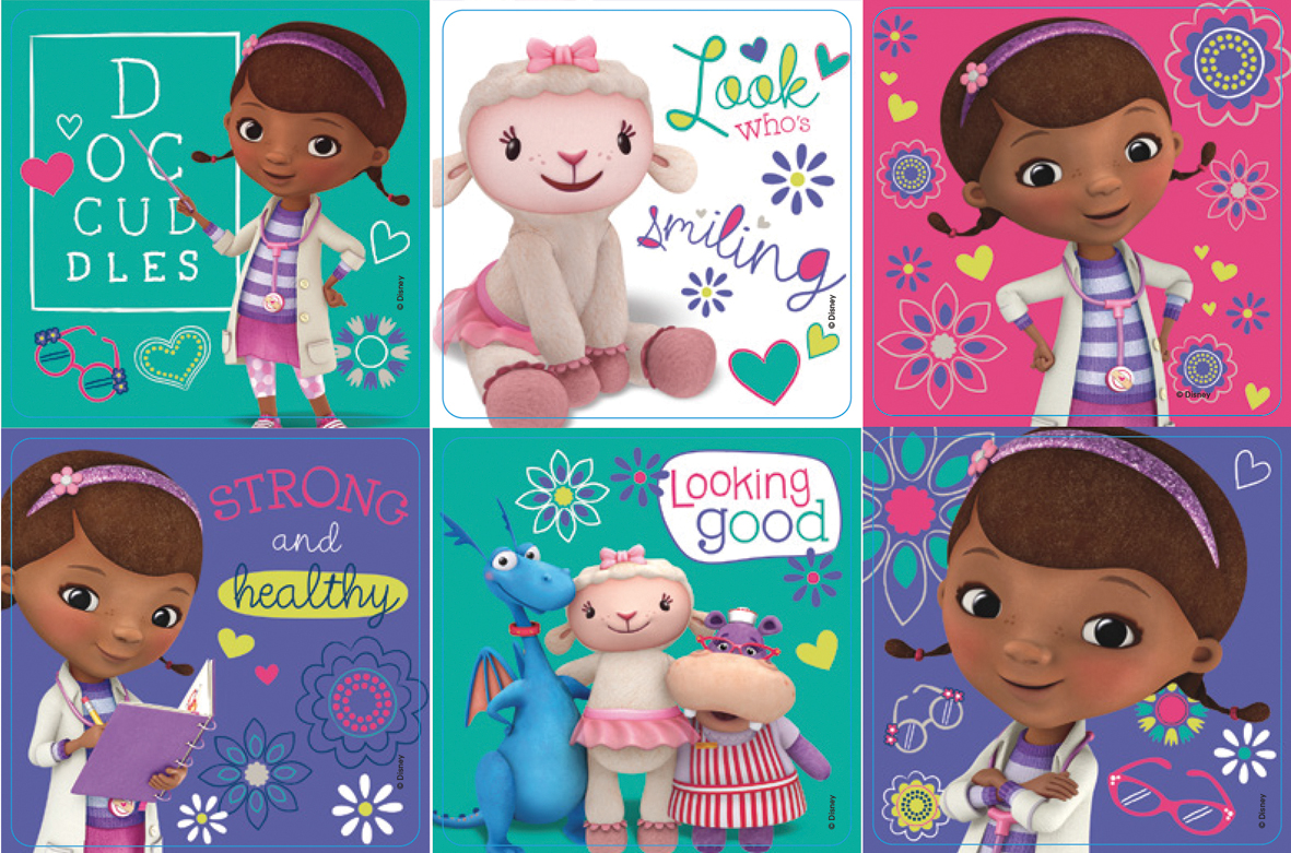 Stickers Doc McStuffins 100pk