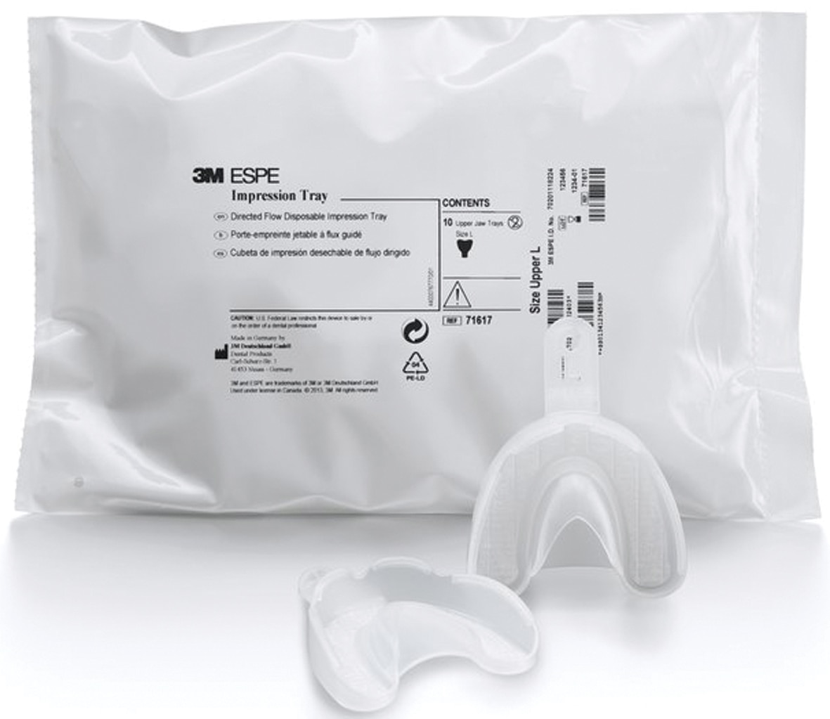3M ESPE Impression Tray Upper Jaw Large 10pk
