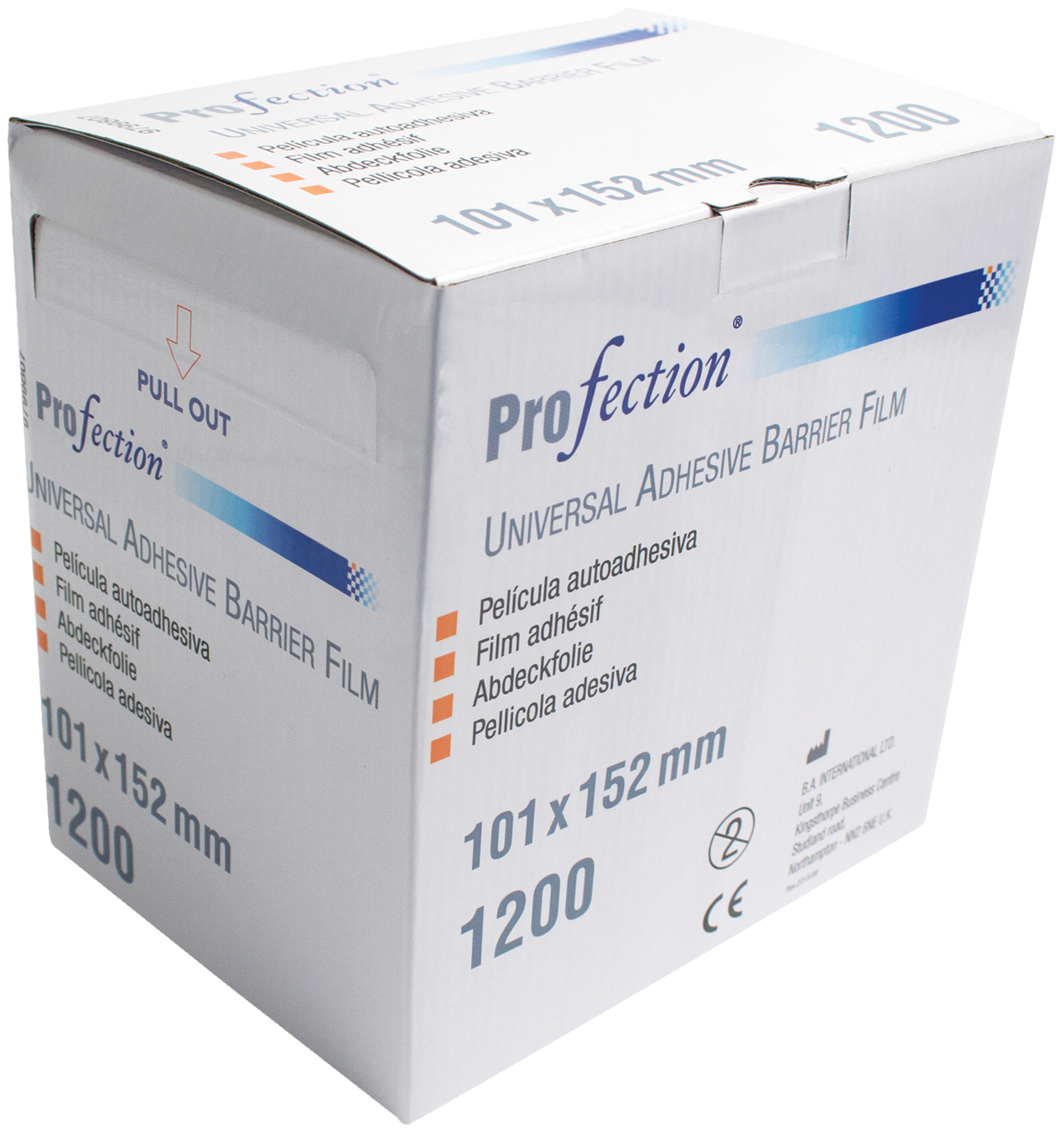 PF Cover Film 101 x 152mm 1200pk