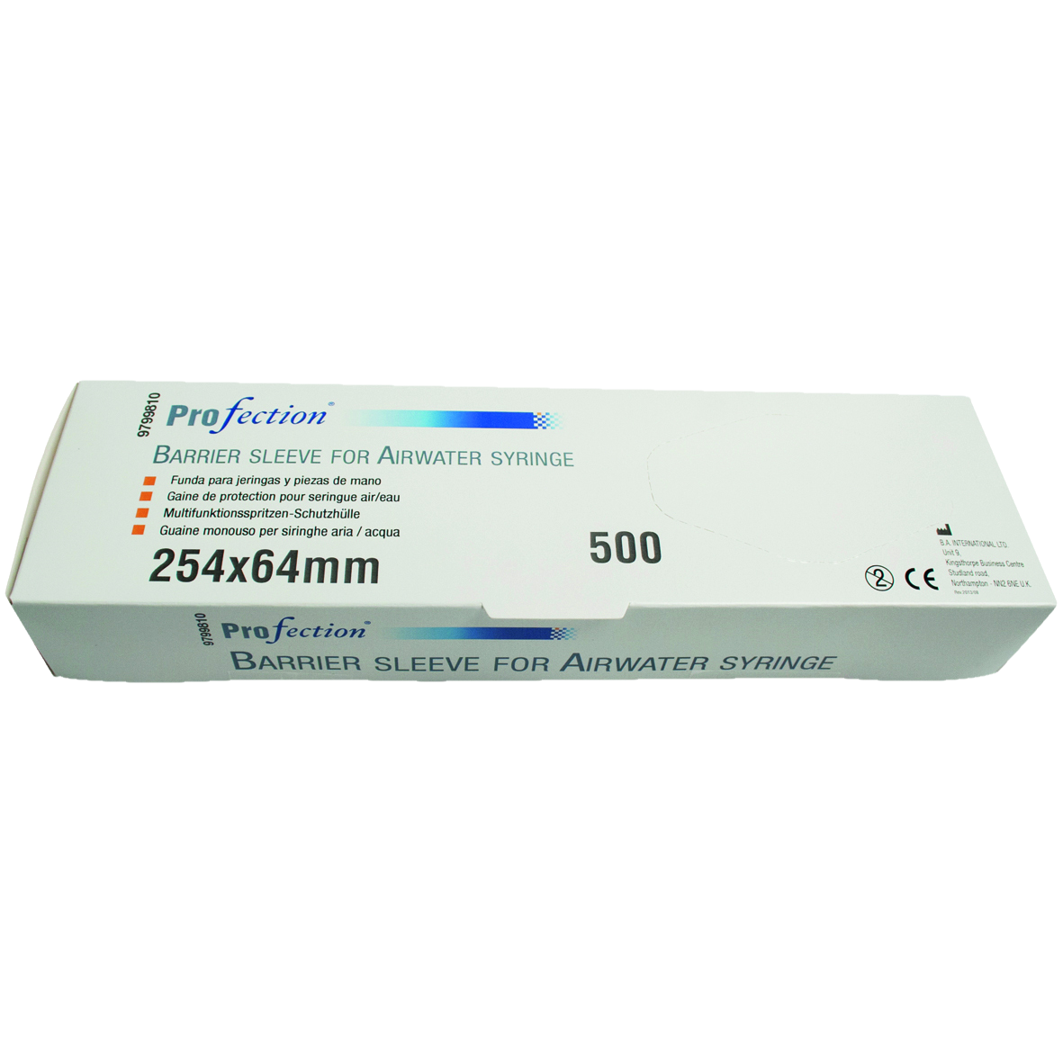 PF Air/Water Syringe Cover 254 x 64mm 500pk