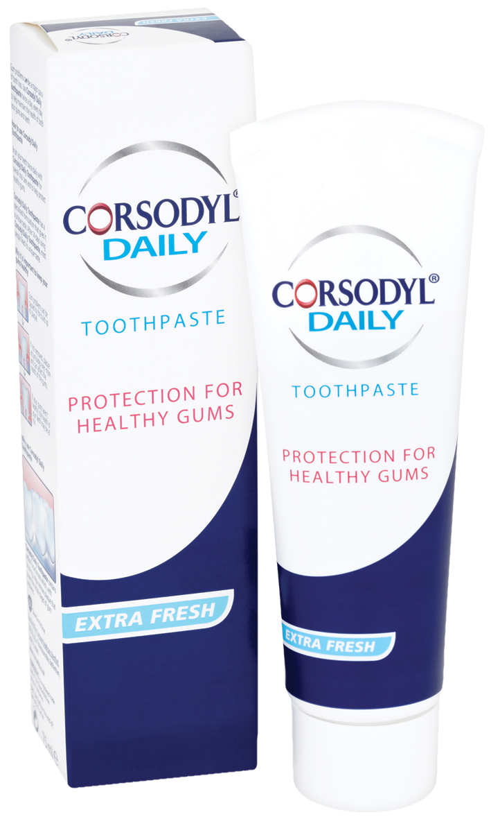 Corsodyl Extra Fresh Toothpaste 75ml 12pk