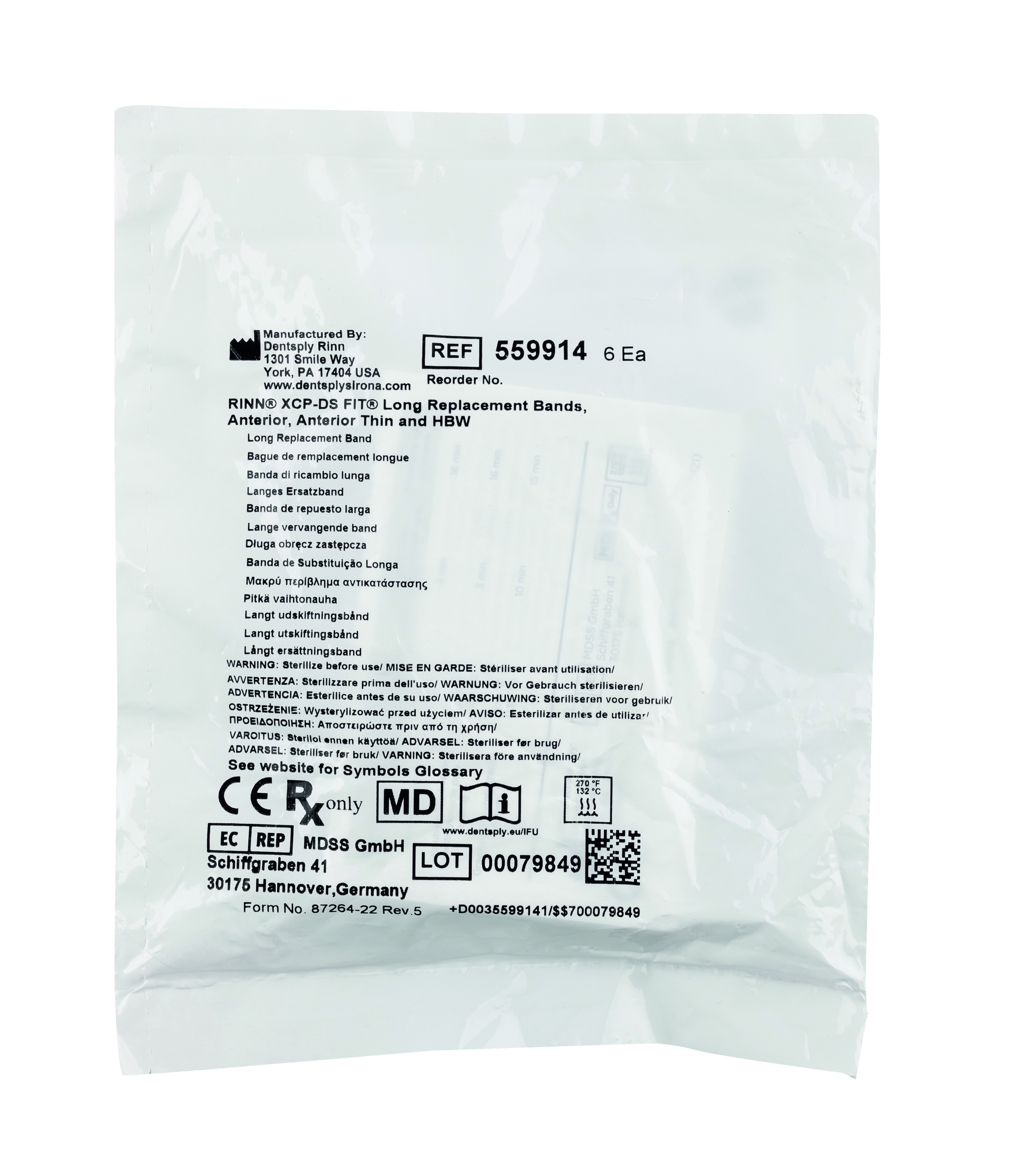 XCP-DS FIT Replacement Band Long