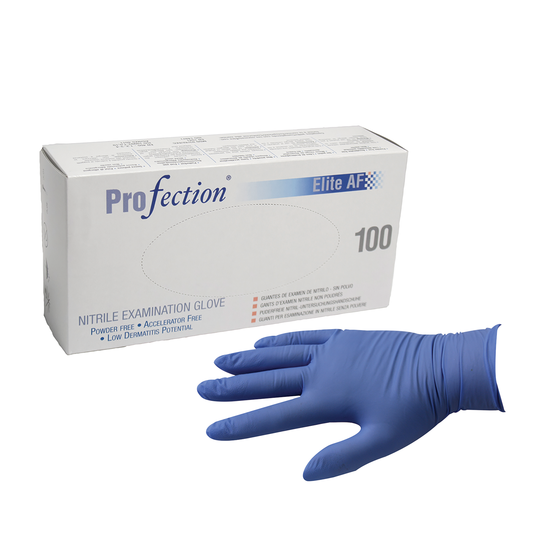 1137665_UK_Front_02_s_-Profection-Elite-AF-Glove-Nitrile-AcceleratorFree-PowderFree-Blue-Extra-Small-100pk.png