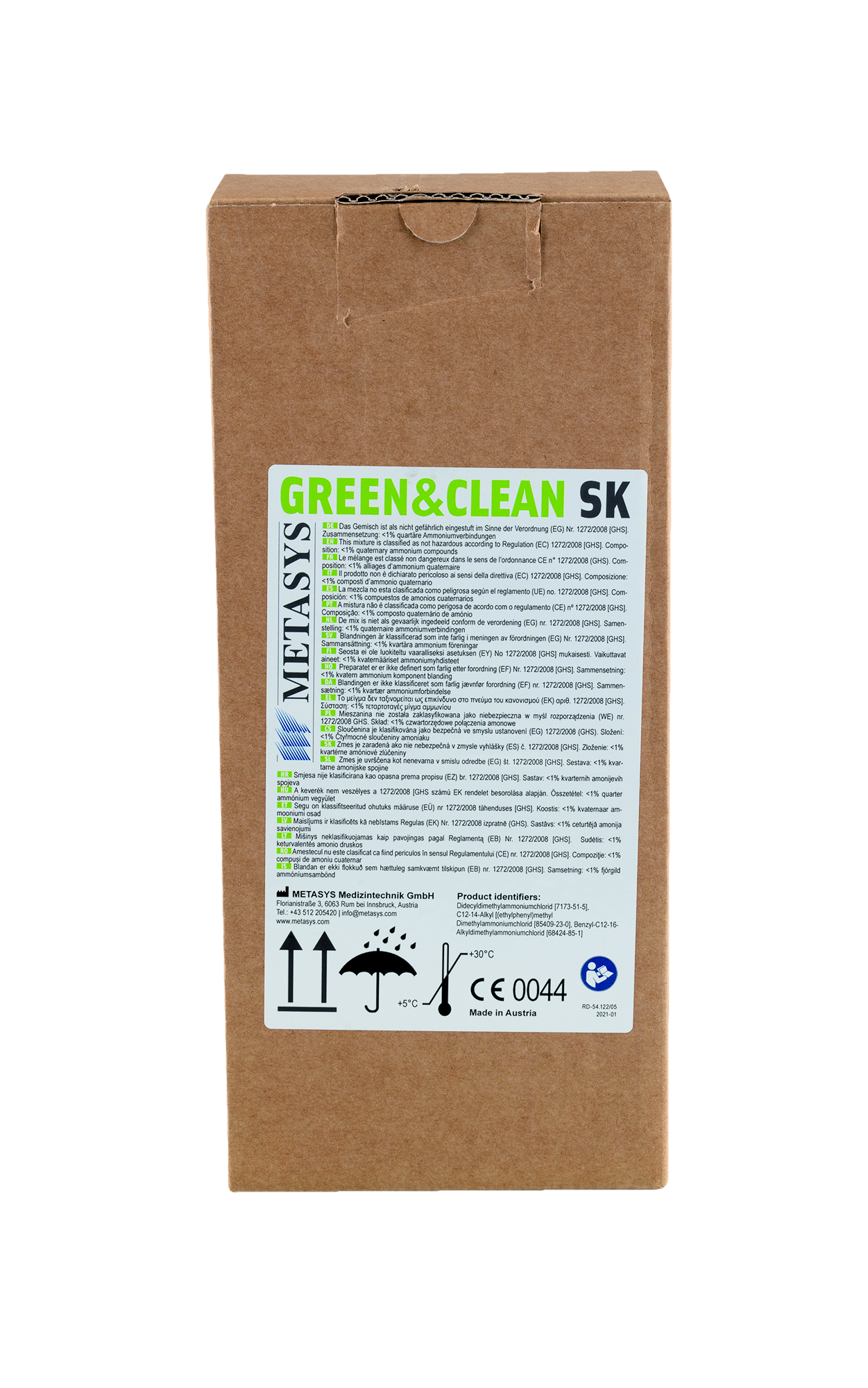 Green & Clean SK Alcohol-Free Foam 750ml